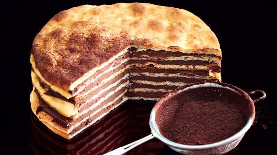 Творожный торт с шоколадом